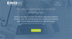 Desktop Screenshot of medibas.se