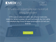 Tablet Screenshot of medibas.se